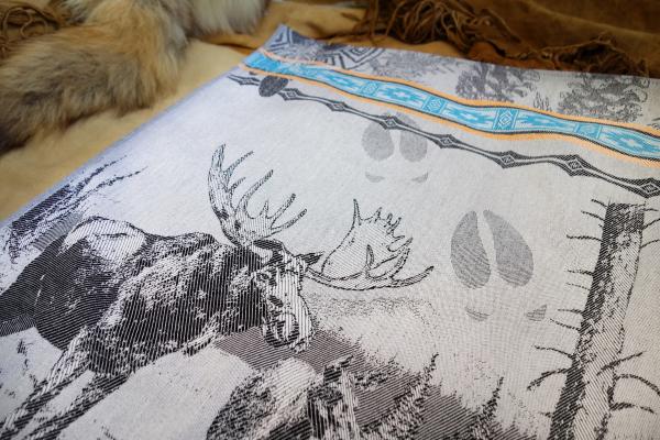 Moose Jacquard Tea Towel / Wall Art picture