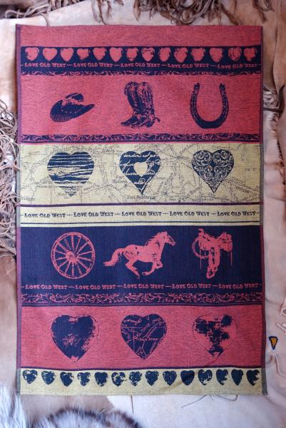 Love Old West Jacquard Tea Towel / Wall Art picture