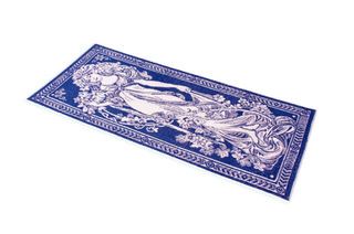 Art Nouveau Maiden Jacquard Bath Towel - Small