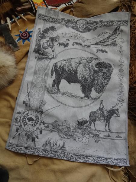 Buffalo Jacquard Tea Towel / Wall Art picture