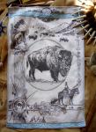 Buffalo Jacquard Tea Towel / Wall Art