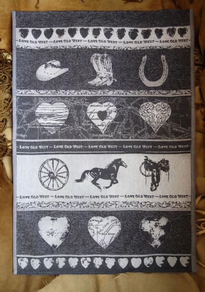 Love Old West Jacquard Tea Towel / Wall Art picture