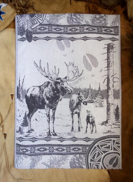 Moose Jacquard Tea Towel / Wall Art picture