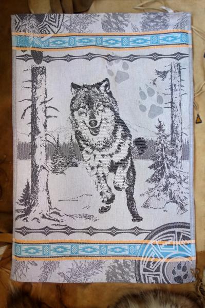 Wolf Jacquard Tea Towel / Wall Art picture