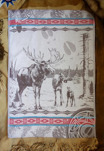 Moose Jacquard Tea Towel / Wall Art picture
