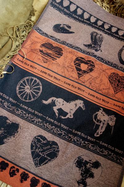 Love Old West Jacquard Tea Towel / Wall Art picture