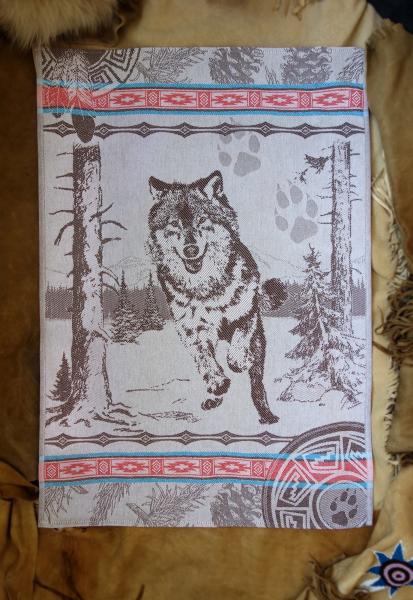 Wolf Jacquard Tea Towel / Wall Art picture