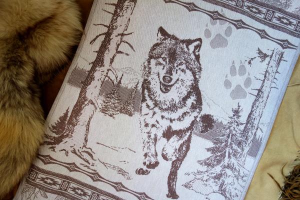 Wolf Jacquard Tea Towel / Wall Art picture