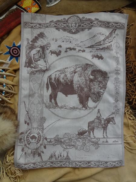 Buffalo Jacquard Tea Towel / Wall Art picture