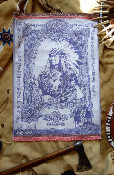 American Indian Chief Jacquard Tea Towel / Wall Art picture