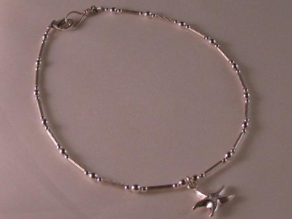 Sterling Silver Anklet or Bracelet with Starfish