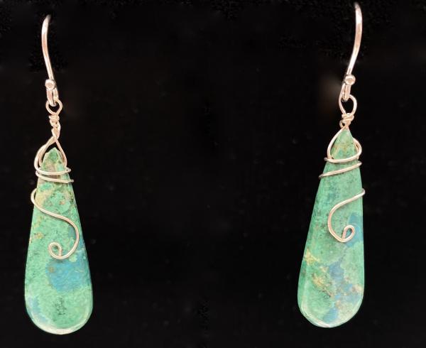 Chrysocolla Earrings picture