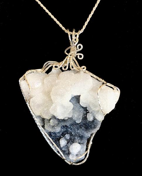 Barite Druzy on Quartz Druzy