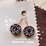 Chocolate Donuts earrings