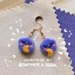 Sleepy Clouds earrings