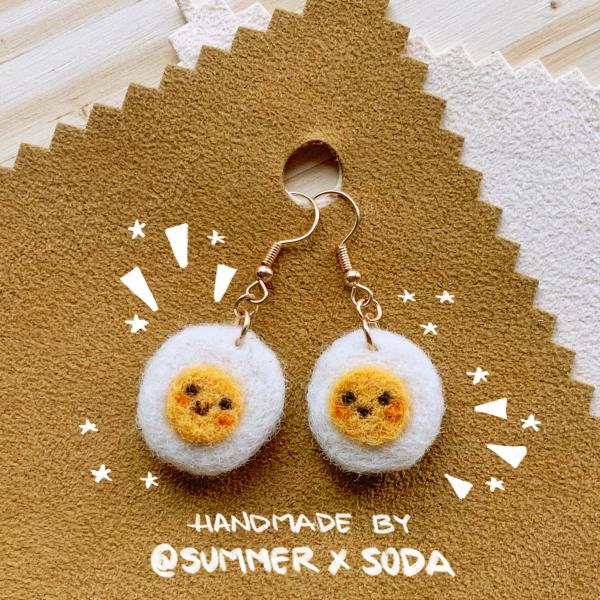 Happy Boiled Eggs earrings