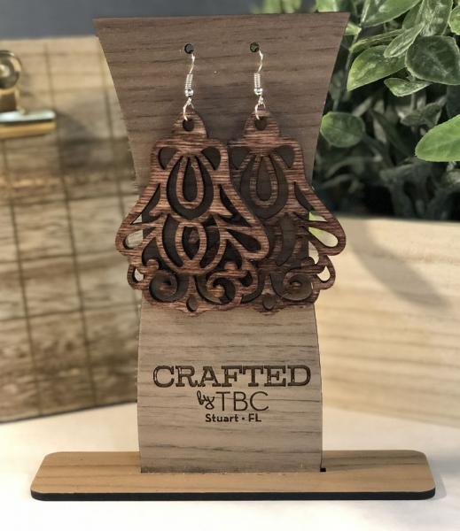 Wood Chandelier Earrings (Style 2)