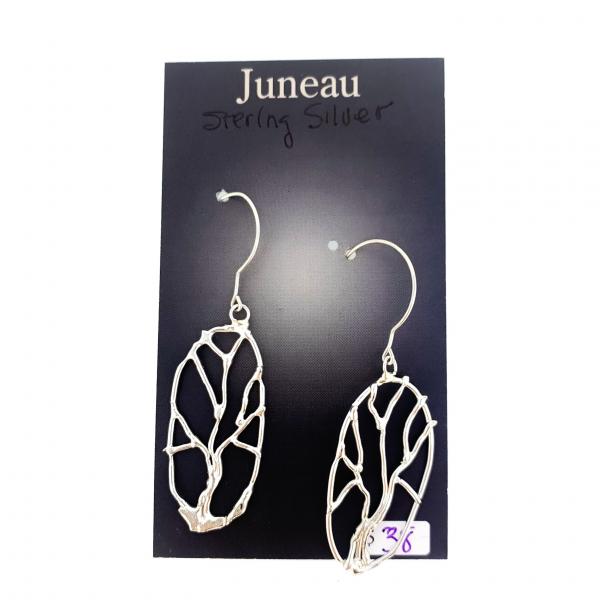 Sterling Silver Tree Earrings