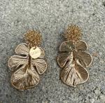 Gold Tropical Earrings