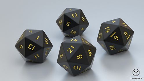 Black D21 with yellow numerals