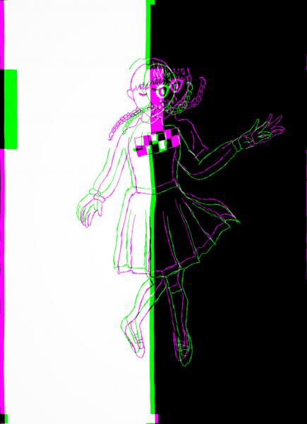 Glitchy Madotsuki Prints picture