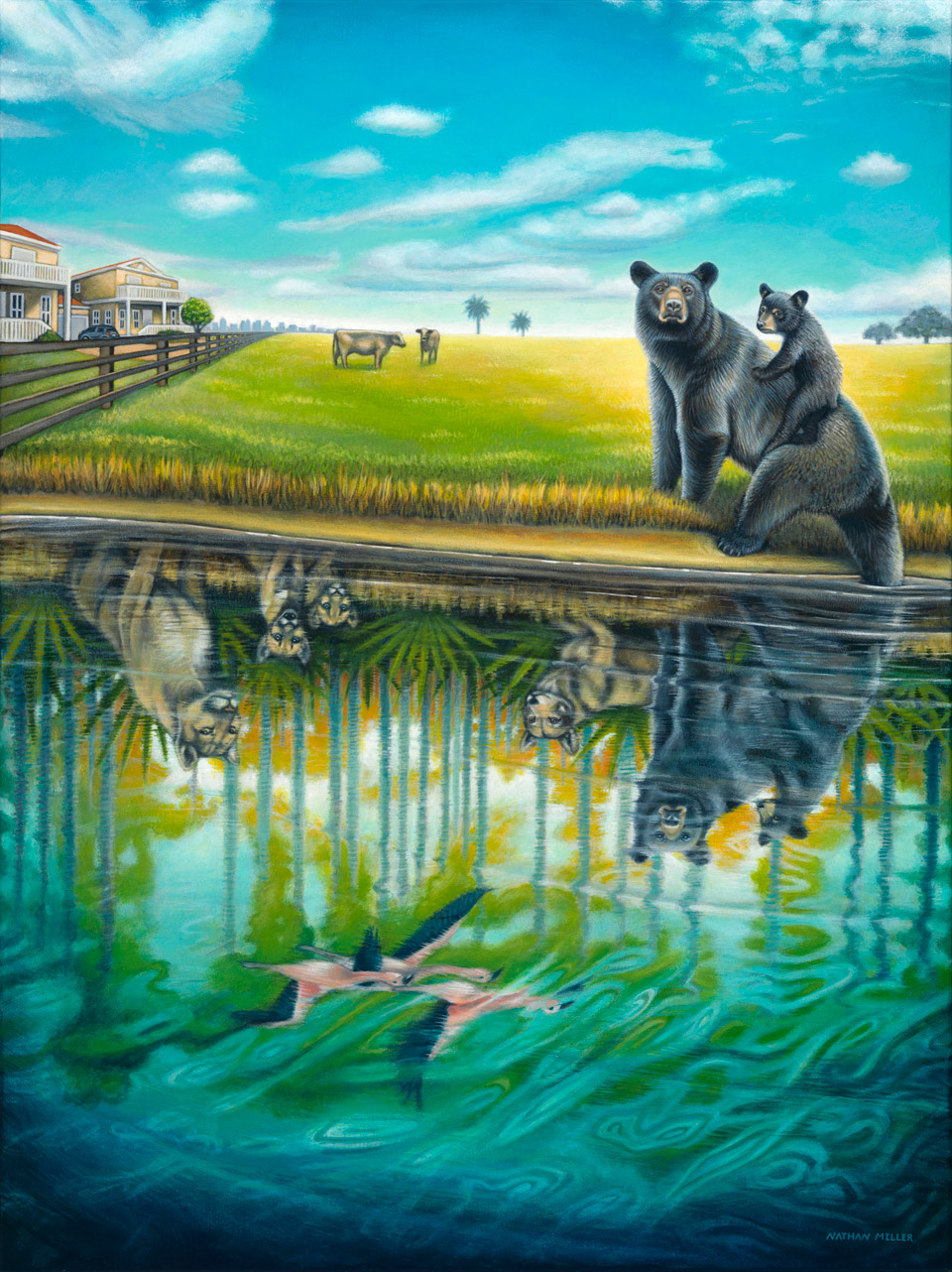 Reflection Canvas Print picture