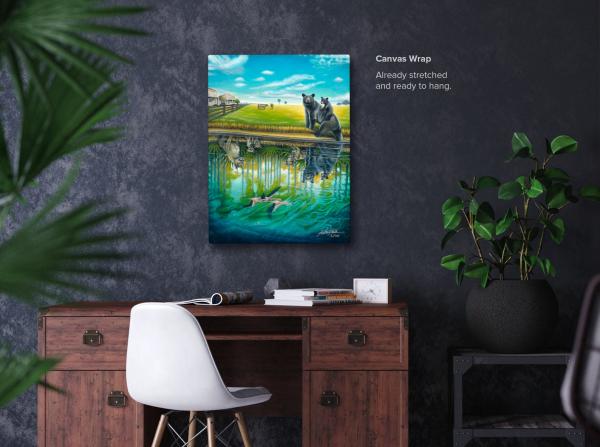 Reflection Canvas Print picture