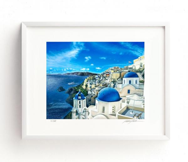 Santorini Paper Print