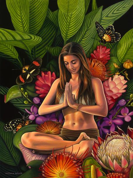 Namaste Canvas Print picture