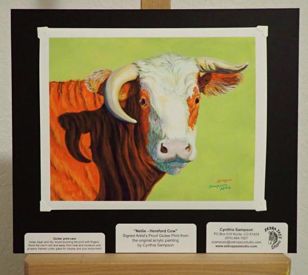 Nellie, Hereford Cow picture