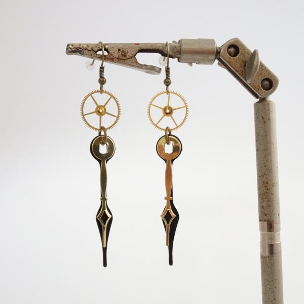 Vintage Watch Hand Earrings | Steampunk Earrings