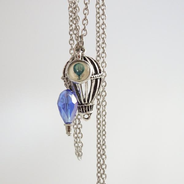 Hot Air Balloon Trio Necklace