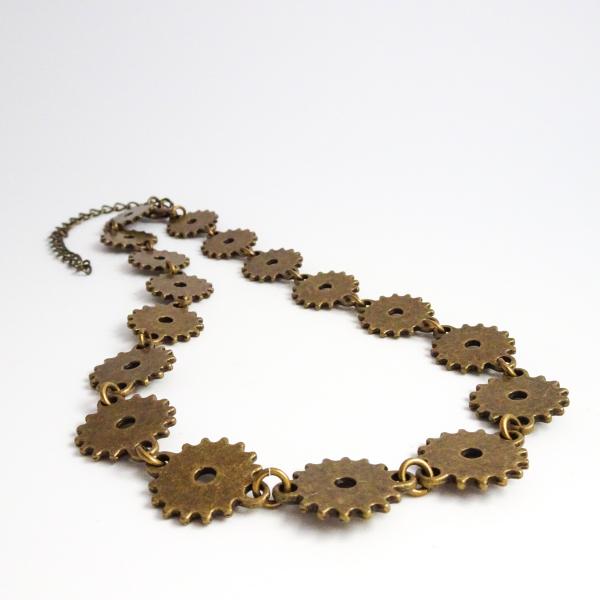 Steampunk Gears Choker | Steam Punk Cogs Necklace