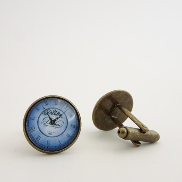 Clock Face Cufflinks | Steampunk Cuff Links