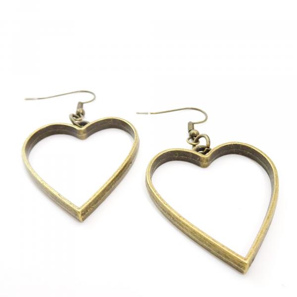 Simple Heart Earrings