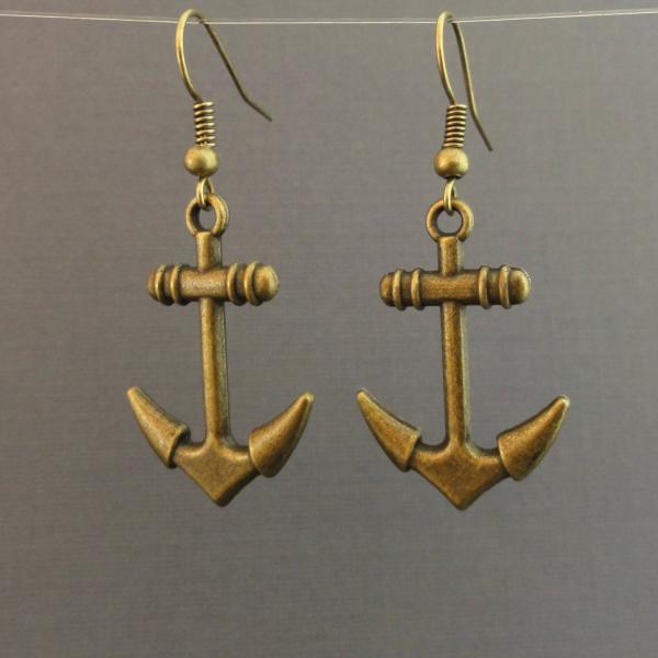 Ships Anchor Earrings