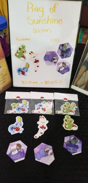 Pokemon Sticker 3 Pack