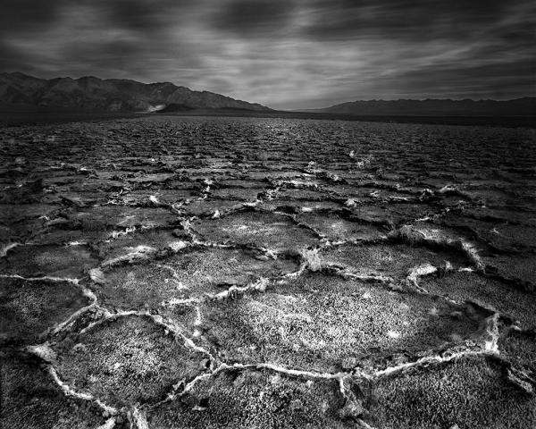 "Salt Pan sunrise, DVNP, CA"  48x60 Framed Presentation