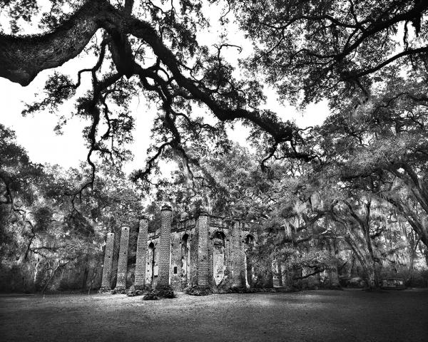 "Old Sheldon Church, SC" 32x40 Framed Presentation picture