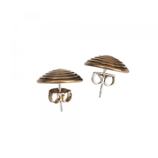 Bronze Spirals Stud Earrings picture