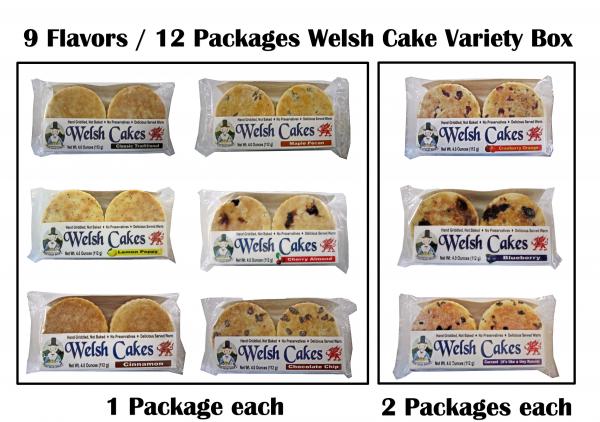 Welsh Cakes - 12 Pack - All the flavors!