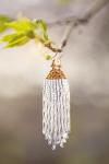 Beaded Fringe - Gold Light