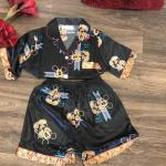 Pijama Saten Short Mickey