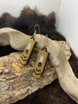 Beaded 24k Earrings