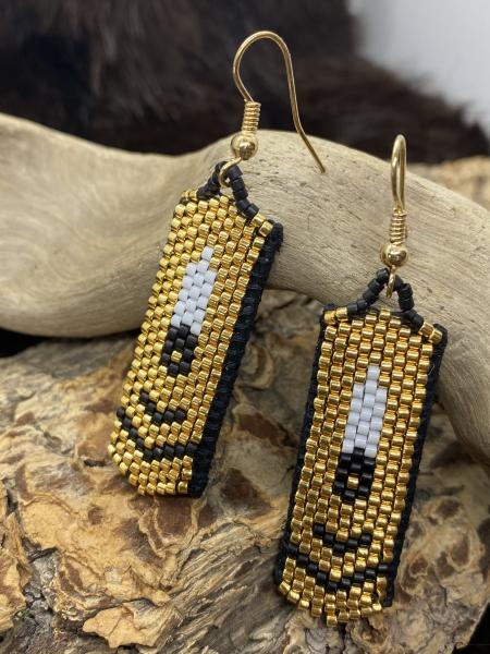 Beaded 24k Earrings picture