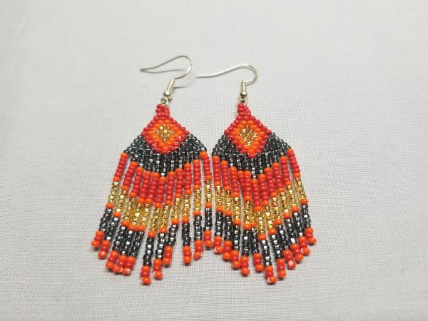 Frindge Beaded Earrings picture