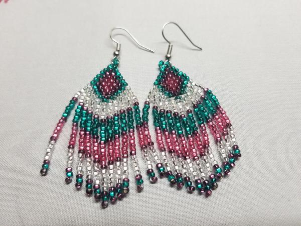 Frindge Beaded Earrings picture