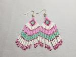 Frindge Beaded Earrings