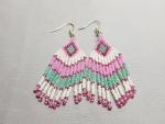 Frindge Beaded Earrings