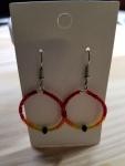 Hoop Beaded Earrings